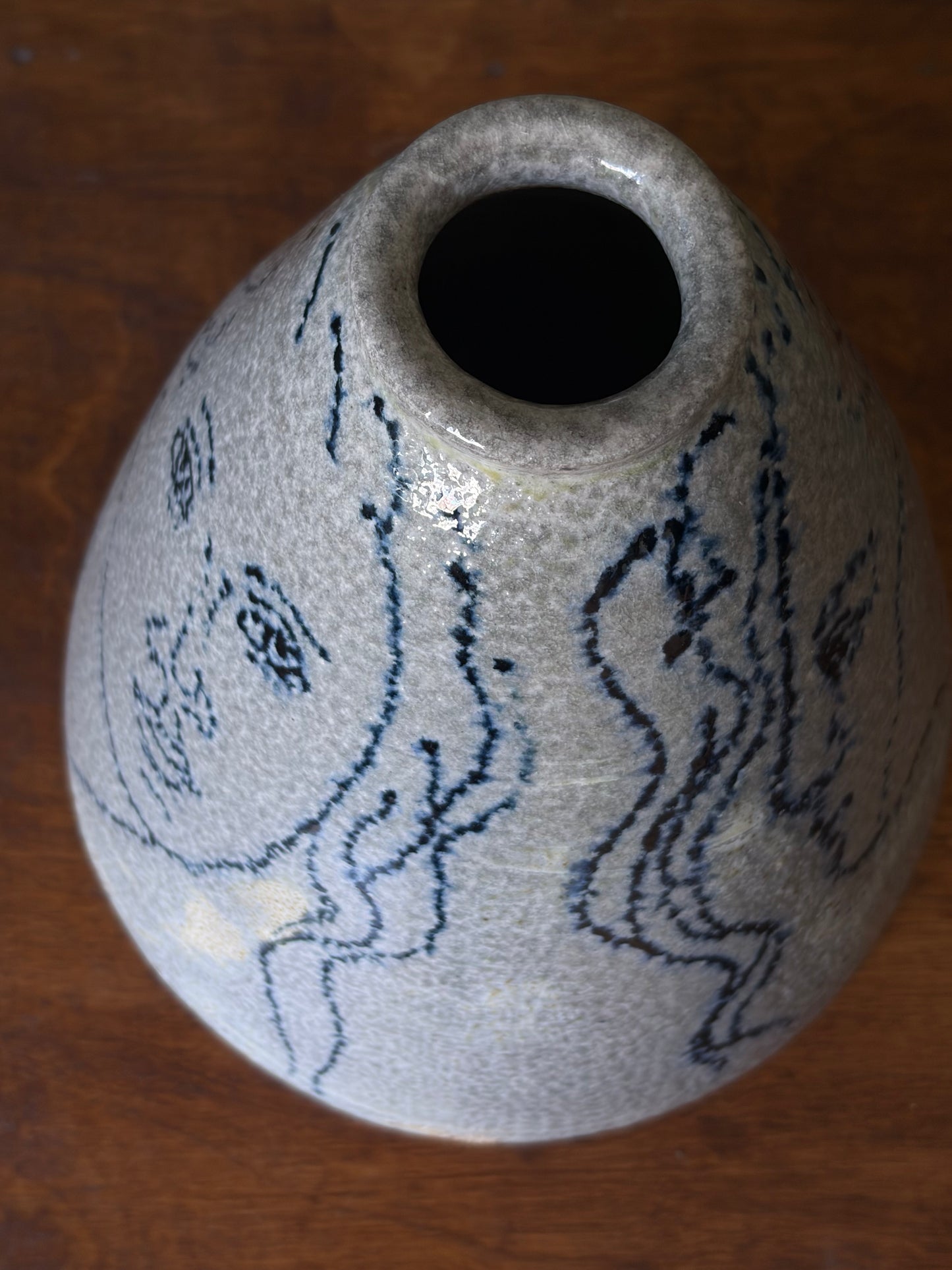 Philip Denst Ceramic Conical Vase