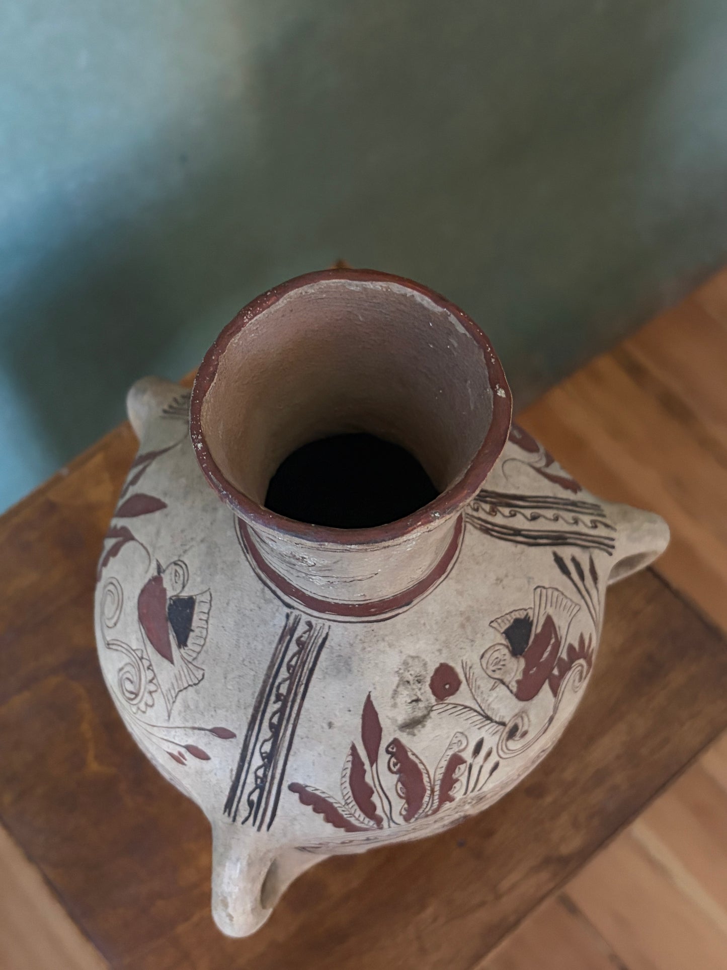 Mid-Century Mexican Ceramic Amphora Vase