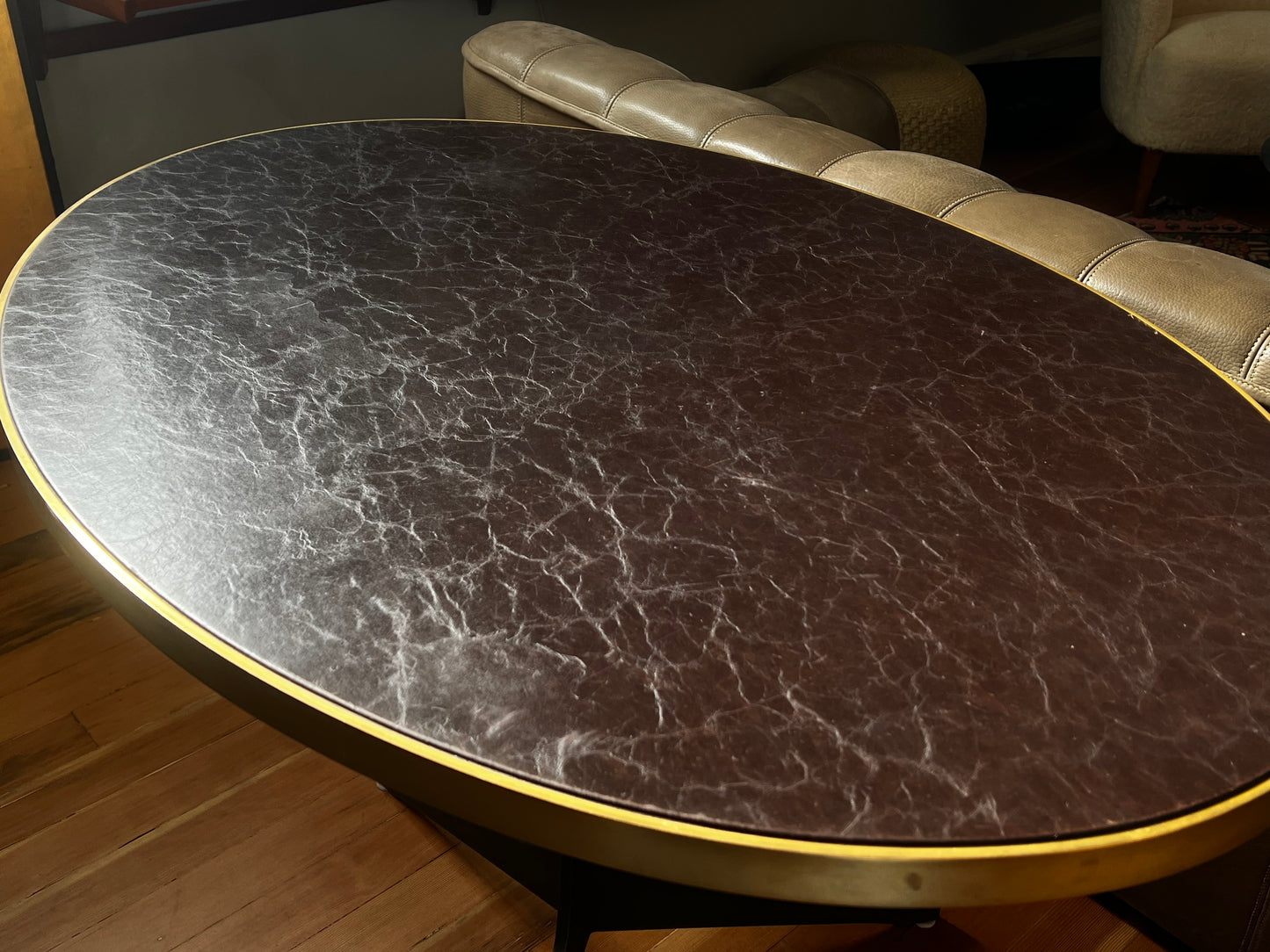 Mid-Century Oval Table