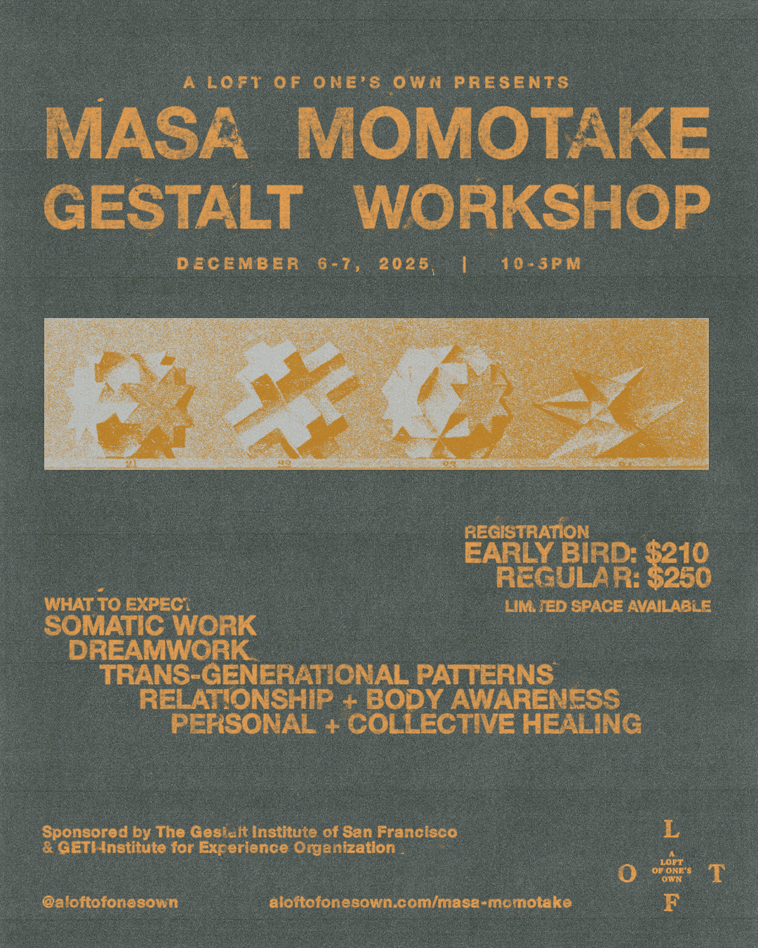 Masa Momotake Two-Day Gestalt Workshop