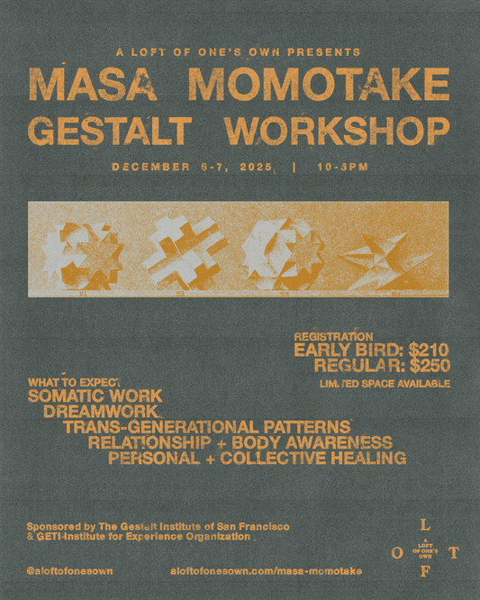 Masa Momotake Two-Day Gestalt Workshop