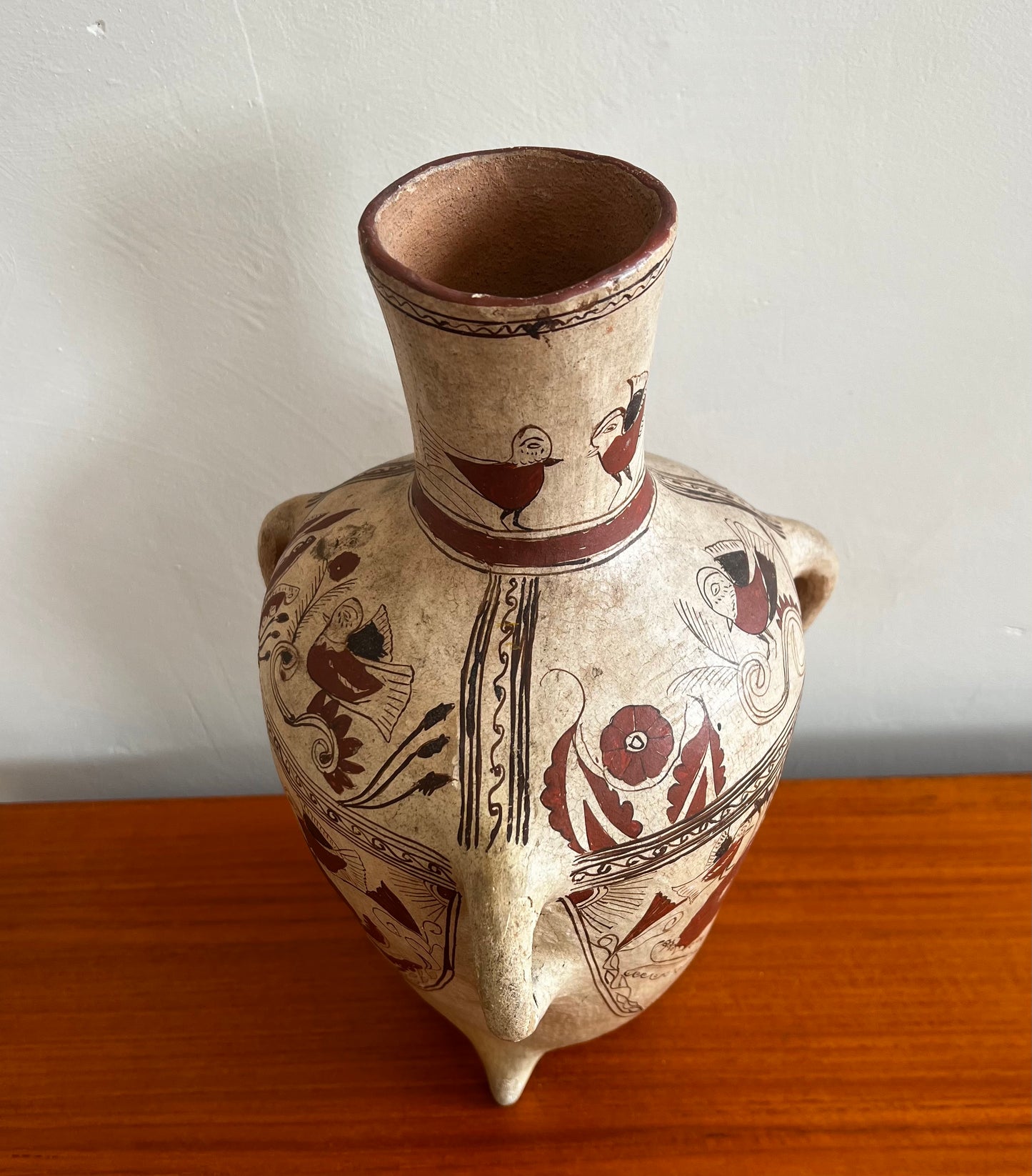 Mid-Century Mexican Ceramic Amphora Vase