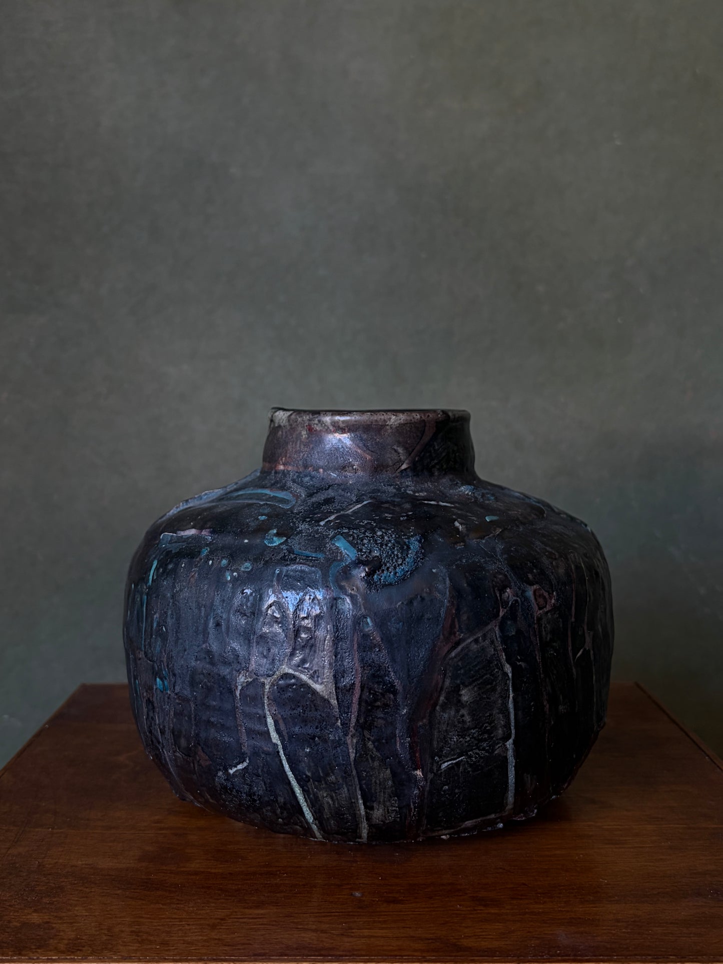 Wide Ceramic Vase