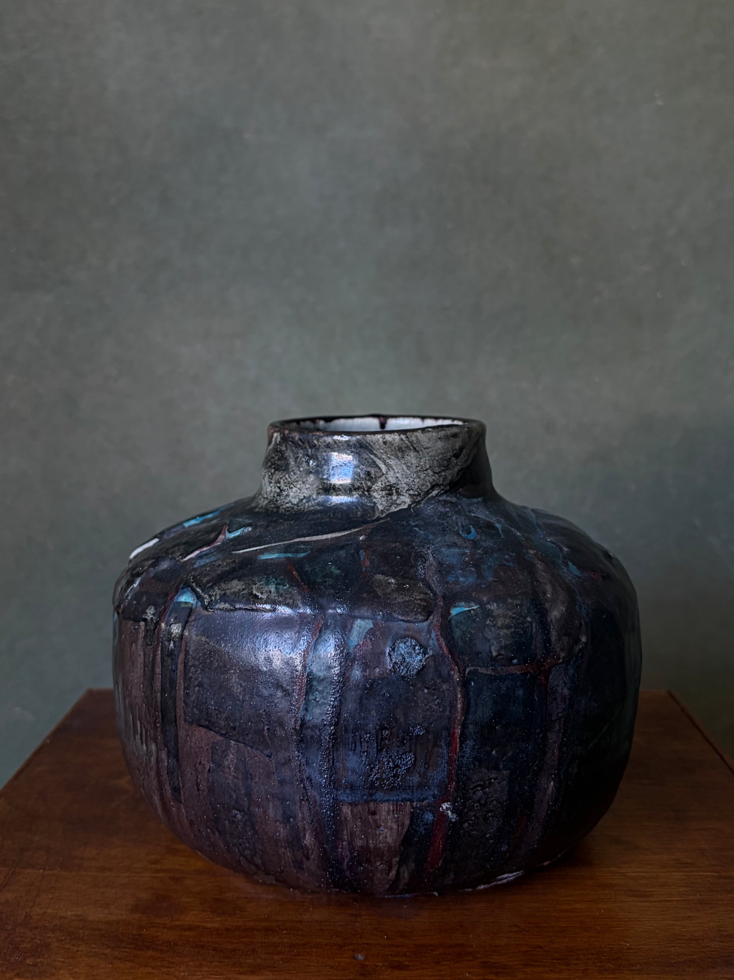 Wide Ceramic Vase