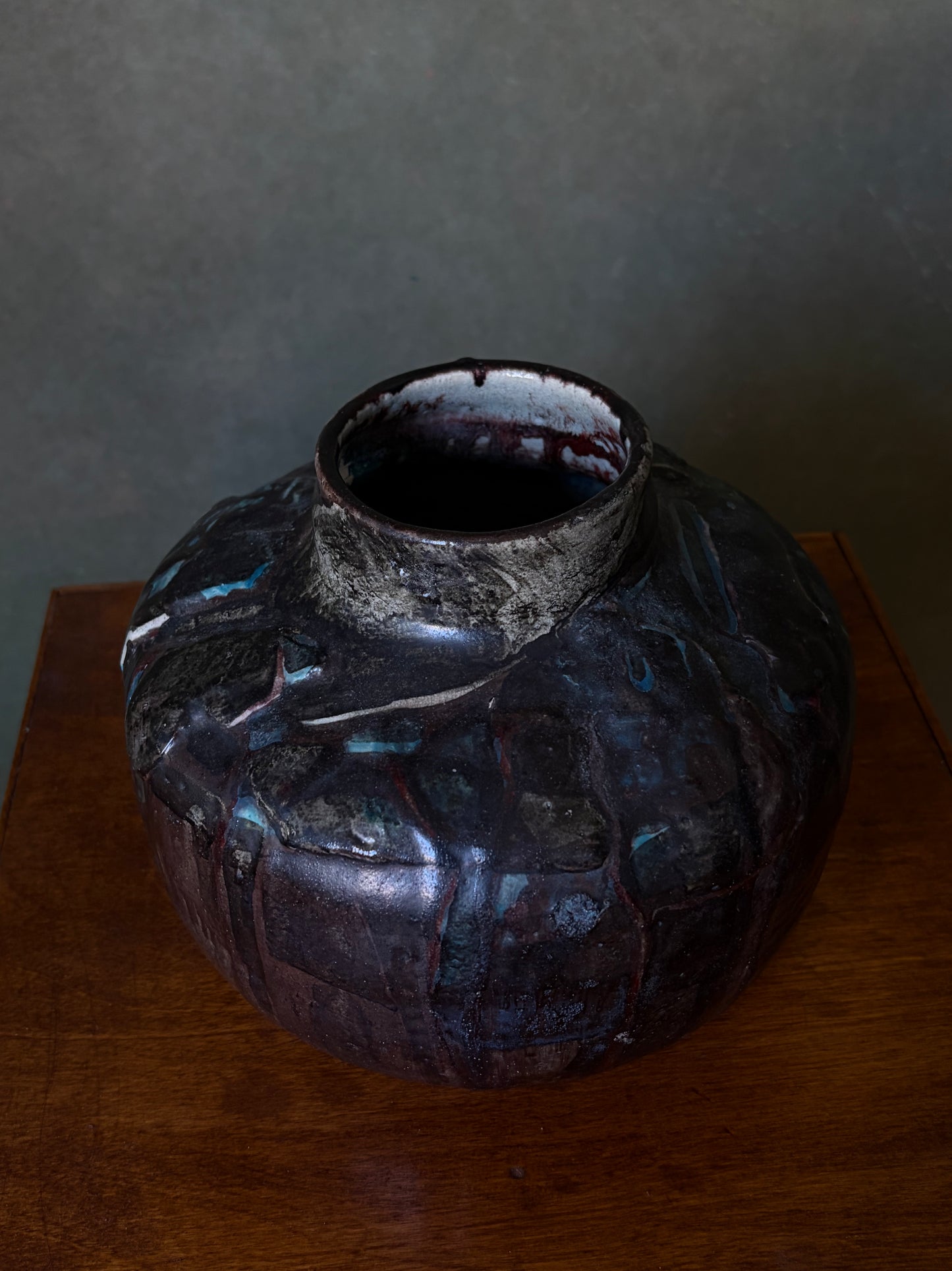 Wide Ceramic Vase