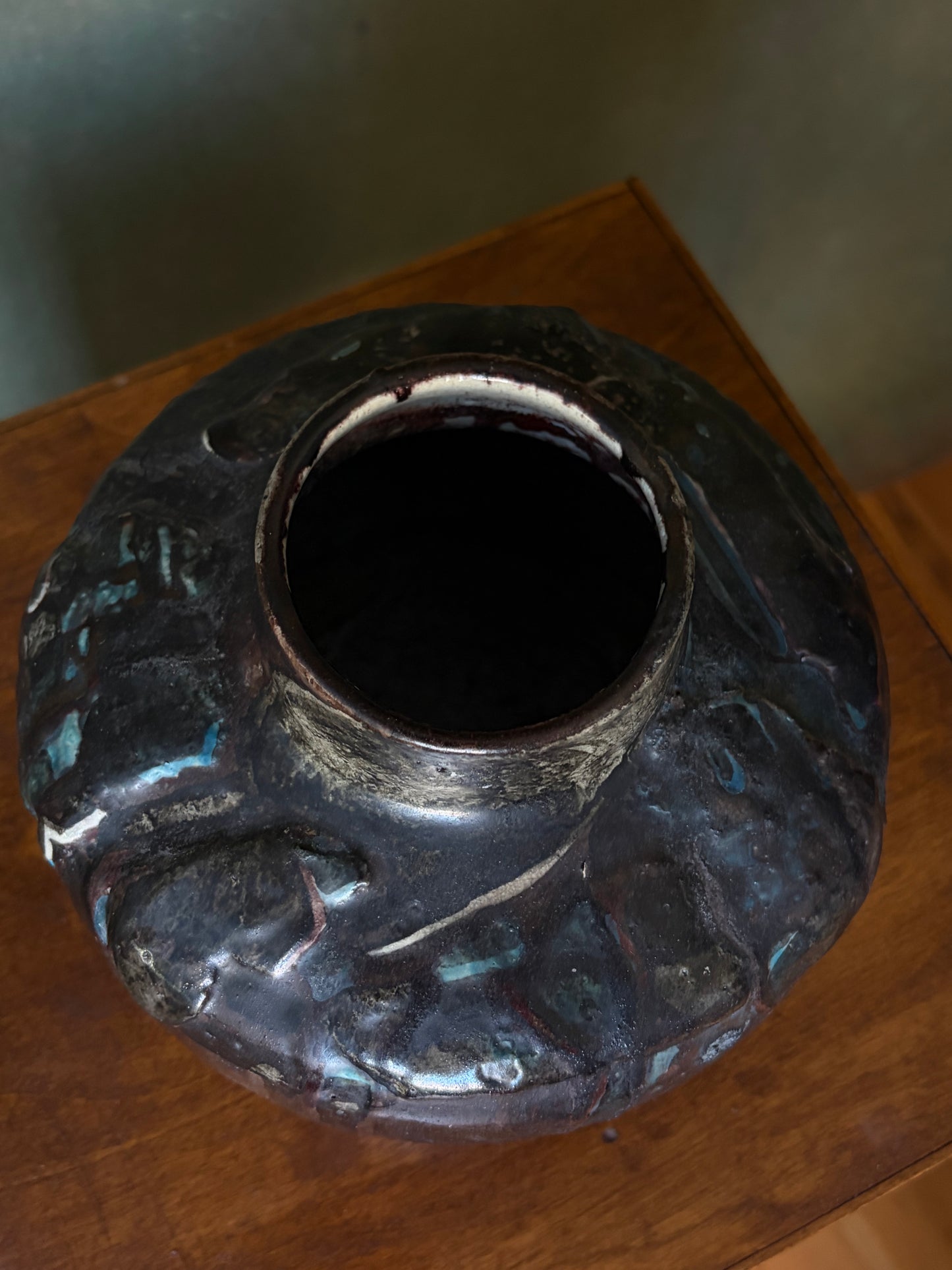 Wide Ceramic Vase