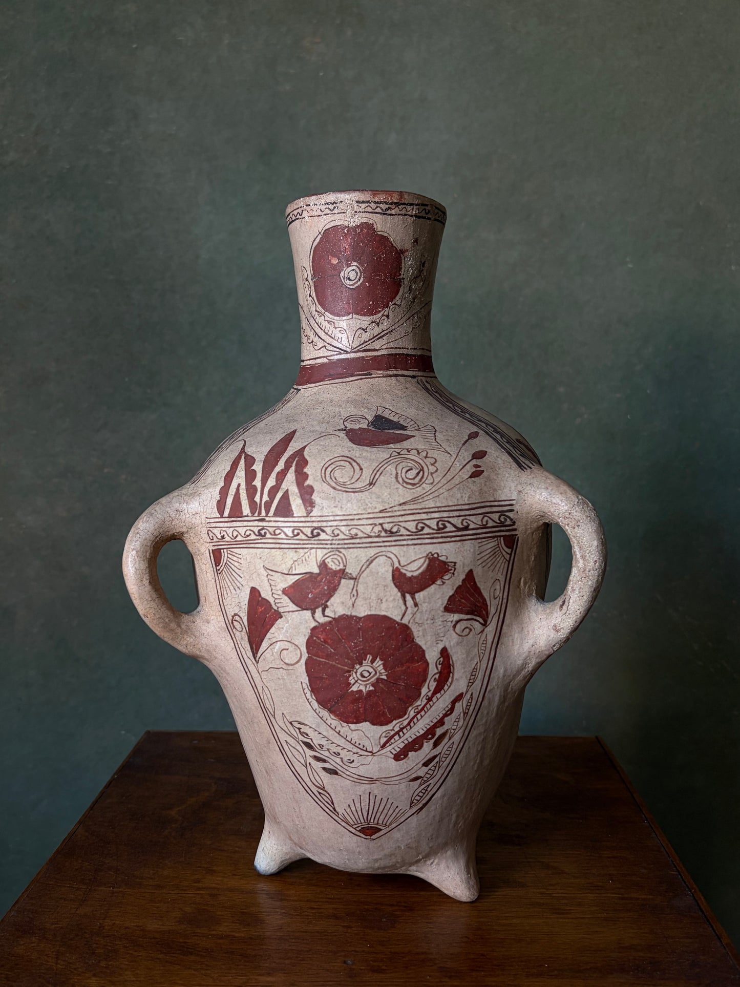 Mid-Century Mexican Ceramic Amphora Vase