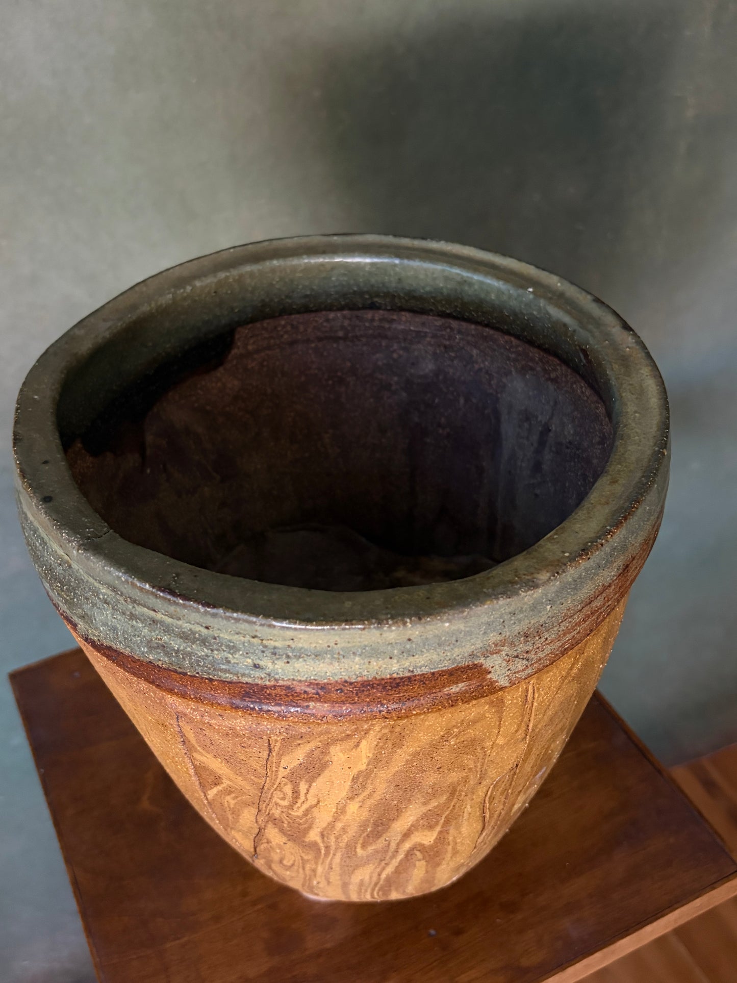 Three Legged Ceramic Vessel