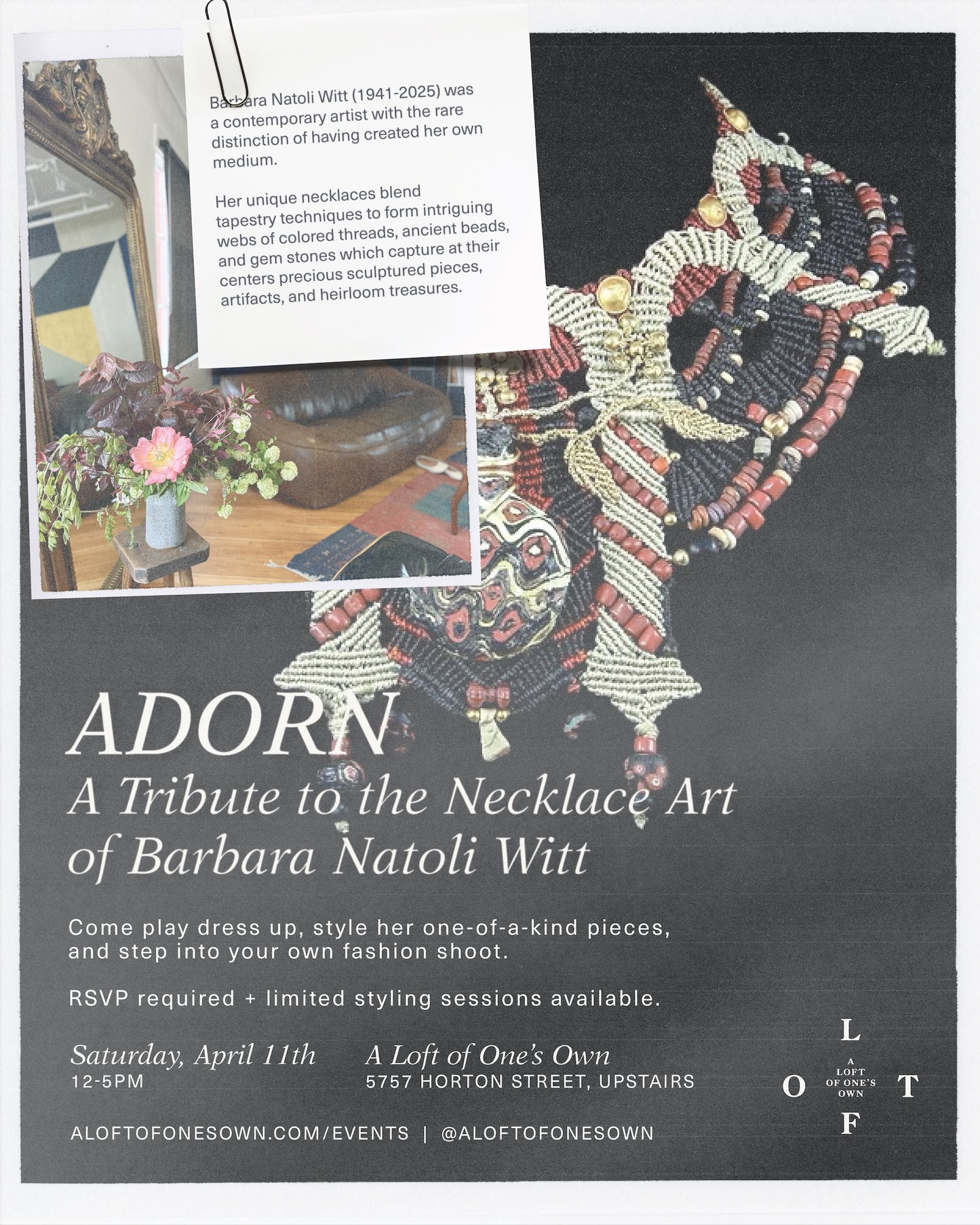RSVP - Adorn: A Tribute to the Necklace Art of Barbara Natoli Witt