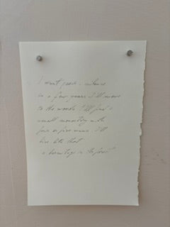 handwritten glimpses of the past